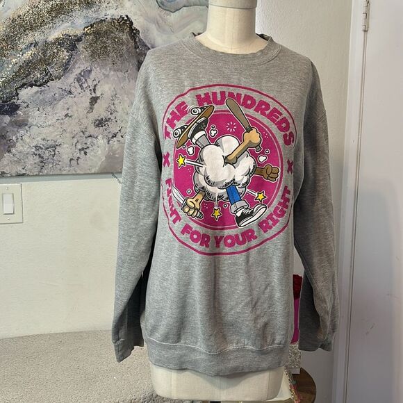 The Hundreds Crewneck Fight for your right - Picture 5 of 13